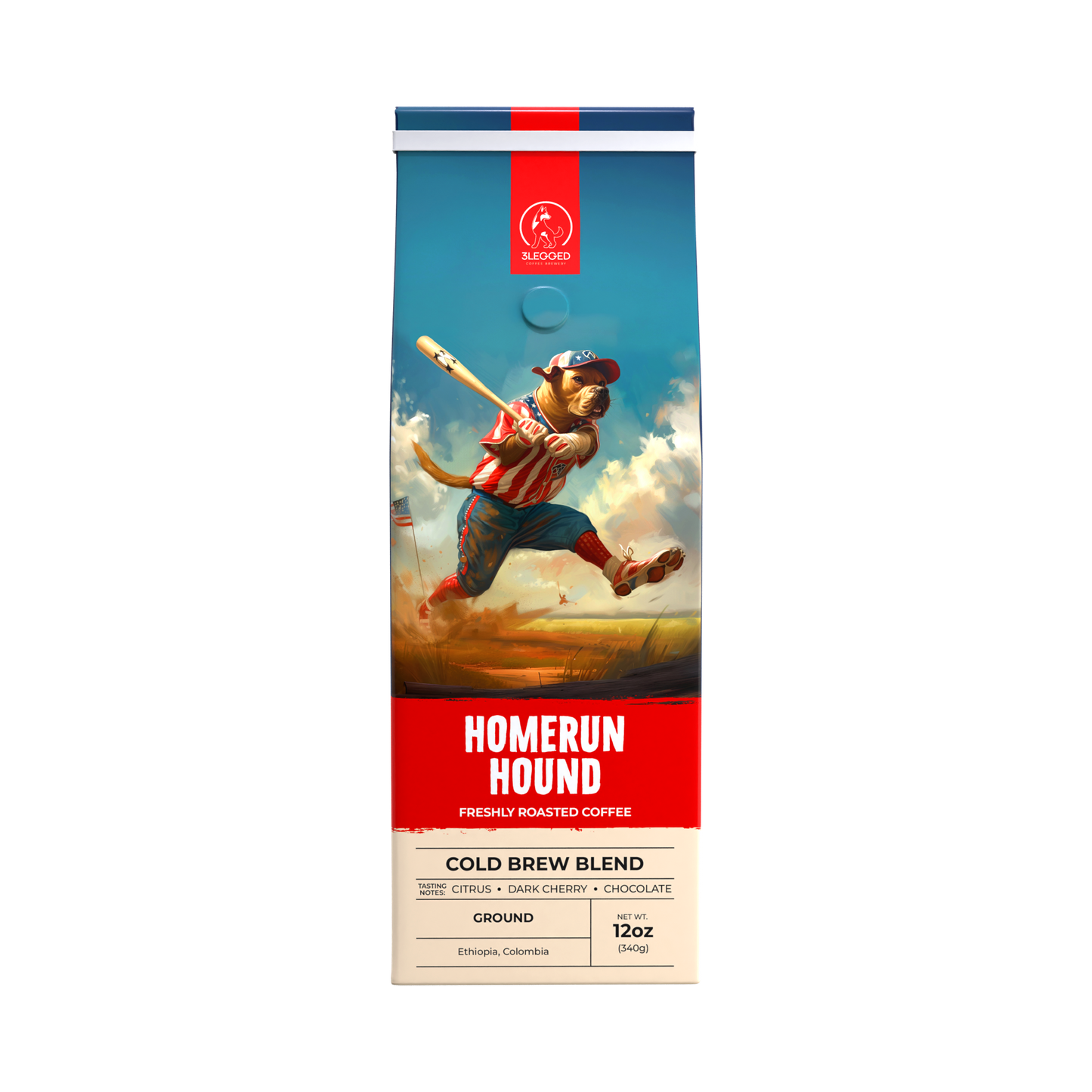 Homerun Hound Cold Brew Blend 12oz Bag (Ground)