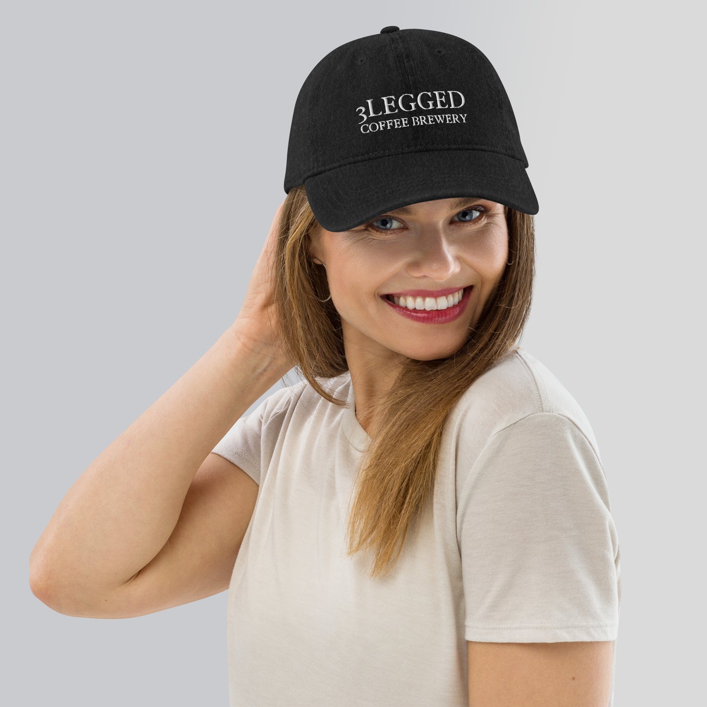 Embroidered Denim Hat