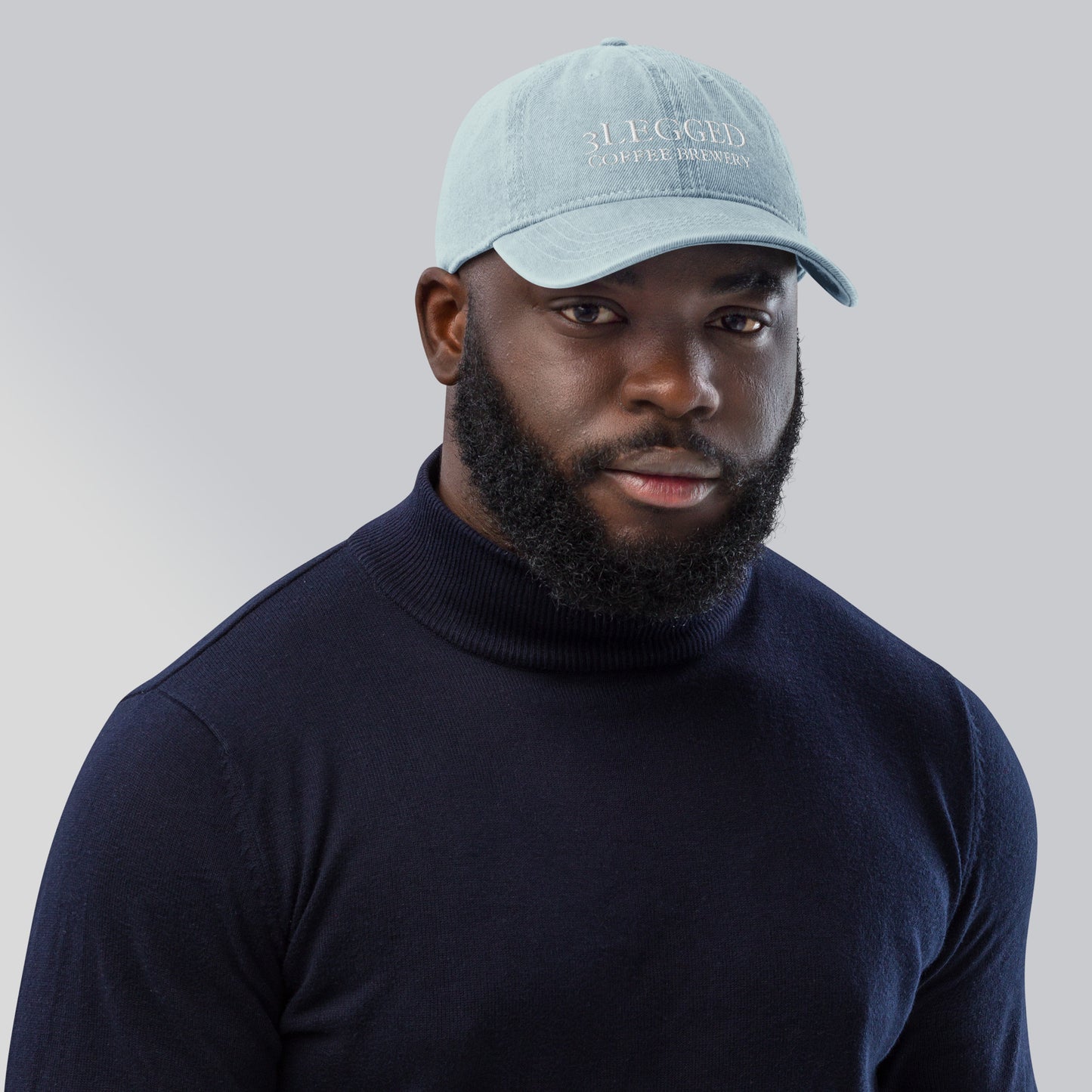 Embroidered Denim Hat