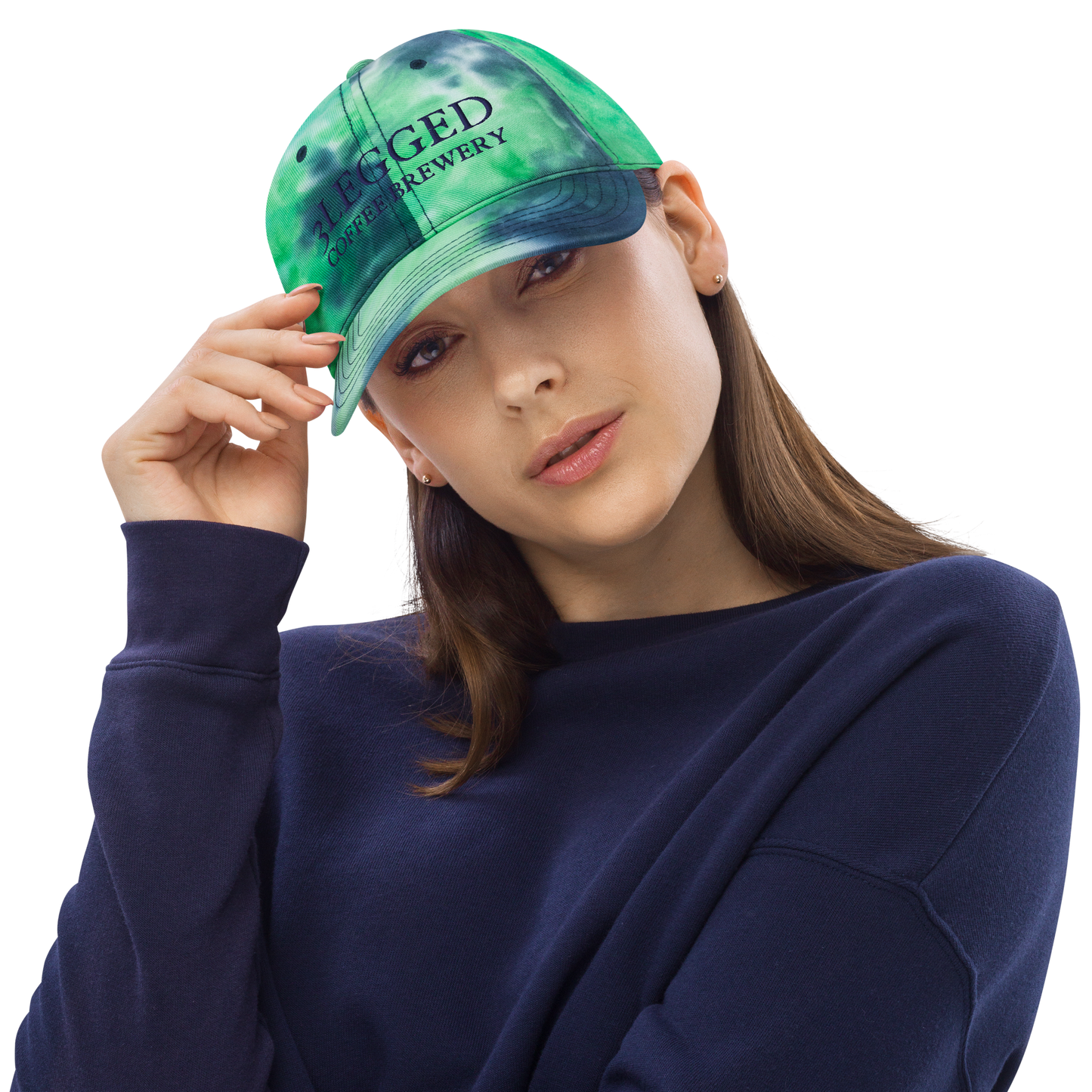 Embroidered Tie Dye Hat