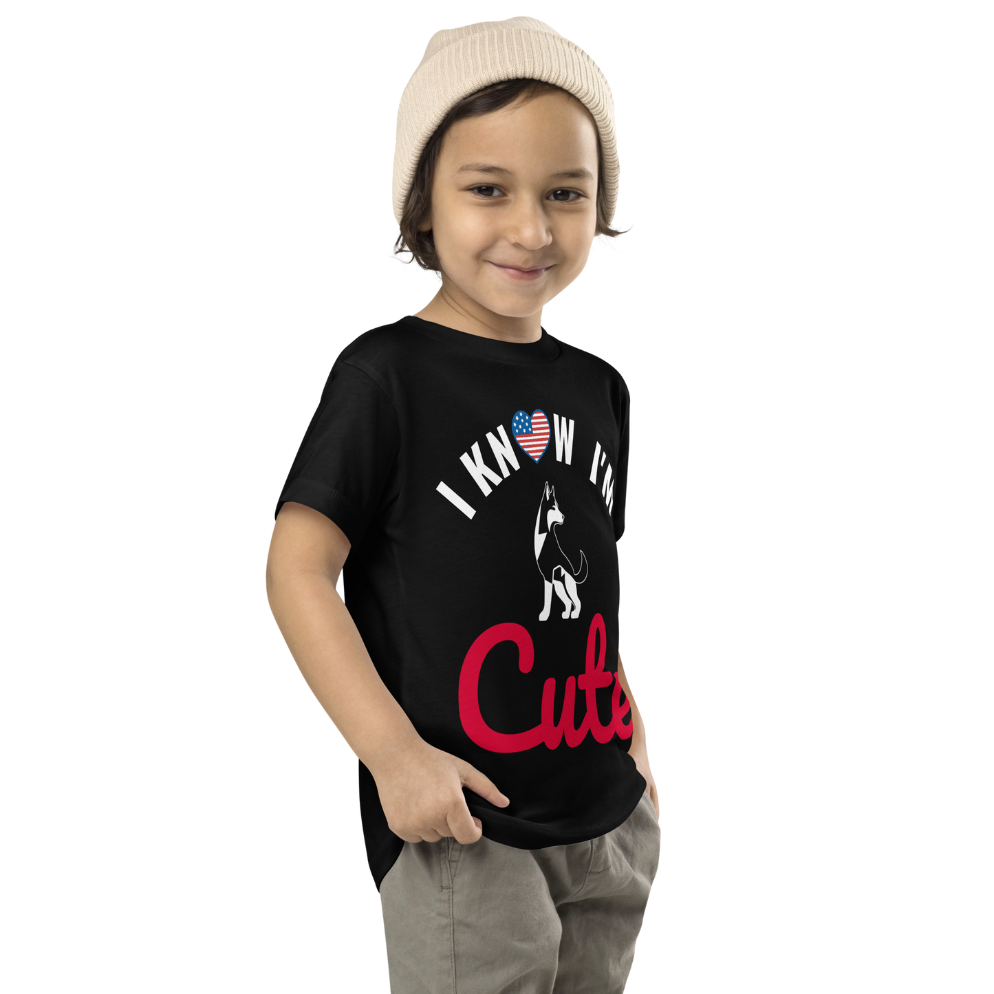 I know I am Cute Toddler Super Soft Tee