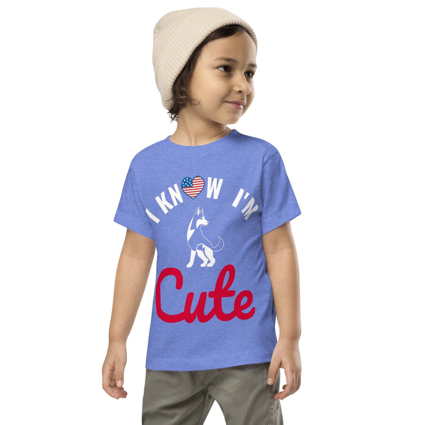I know I am Cute Toddler Super Soft Tee