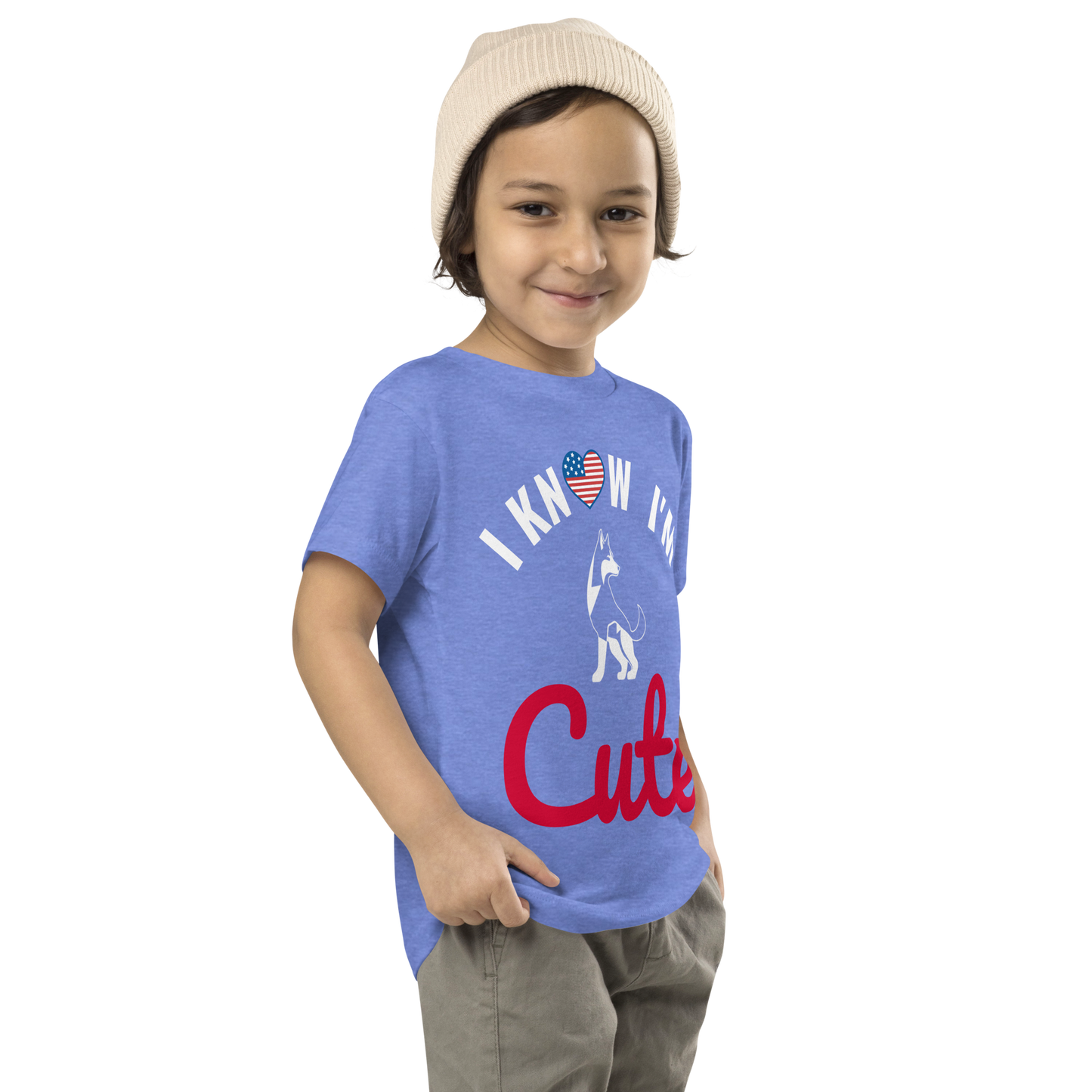 I know I am Cute Toddler Super Soft Tee