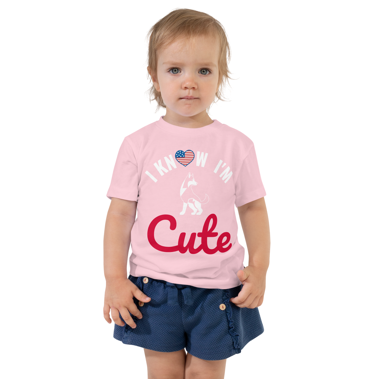 I know I am Cute Toddler Super Soft Tee