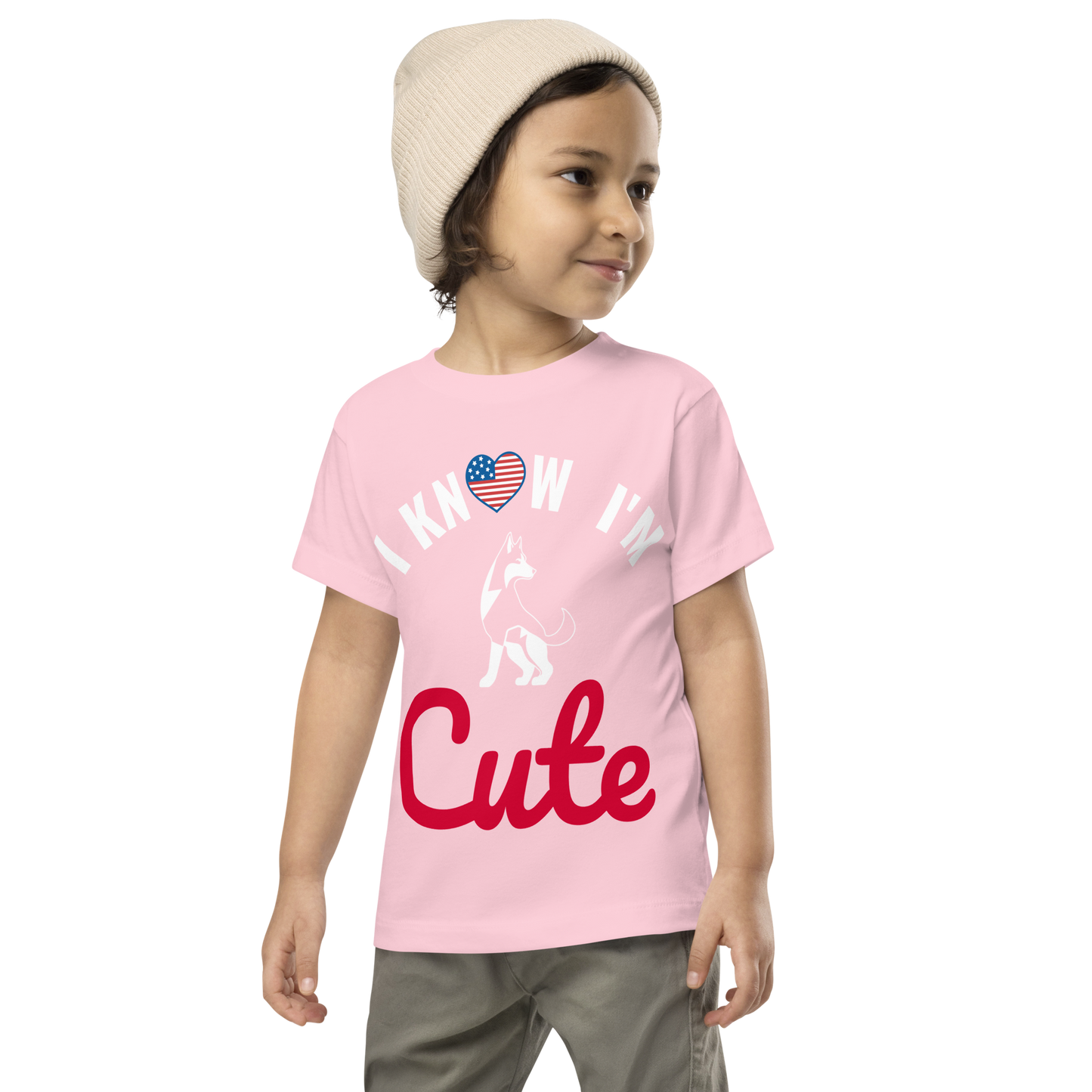I know I am Cute Toddler Super Soft Tee