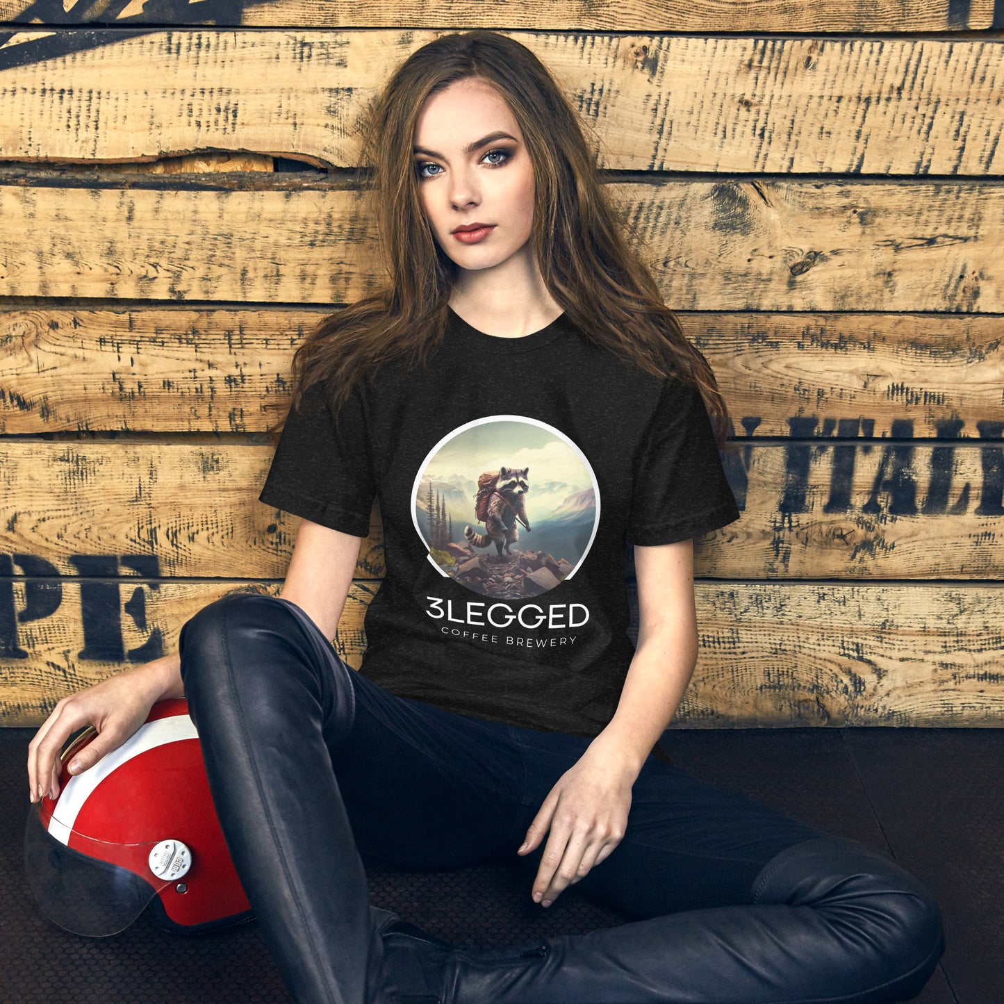 Hiking Racoon Super Soft T-shirt