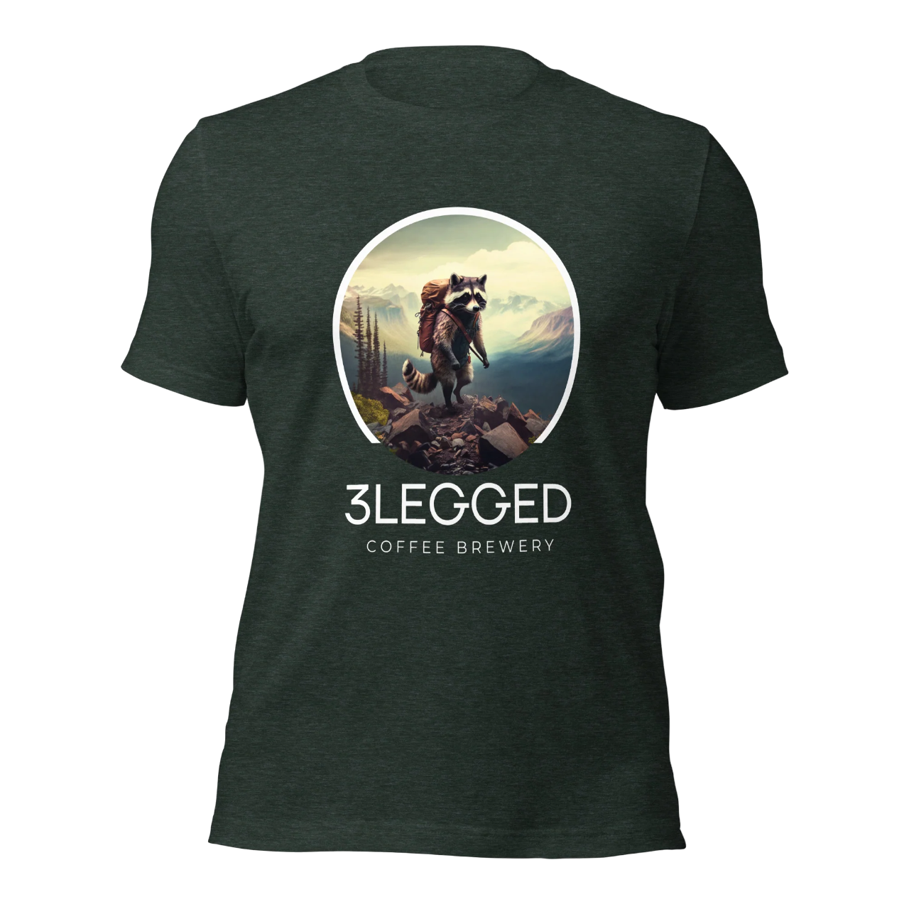 Hiking Racoon Super Soft T-shirt