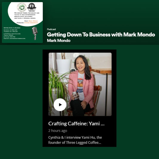 From corporate America to founding Three Legged Brewing - Yami shared her journey on a Business Podcast