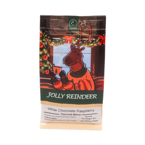 White Chocolate & Raspberry - Jolly Reindeer Holiday Coffee Collection