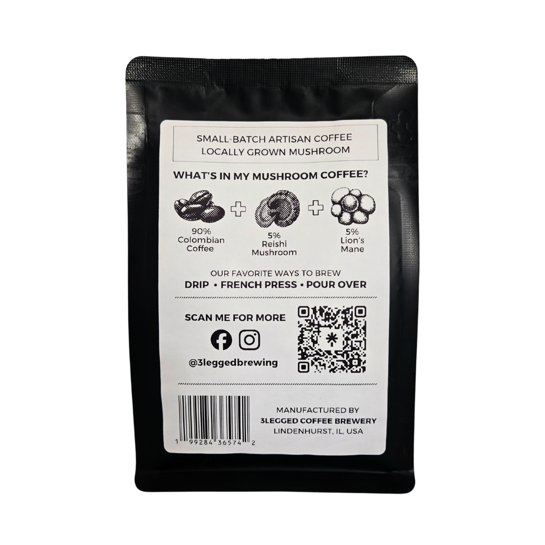 3Legged Mushroom Coffee (8oz)