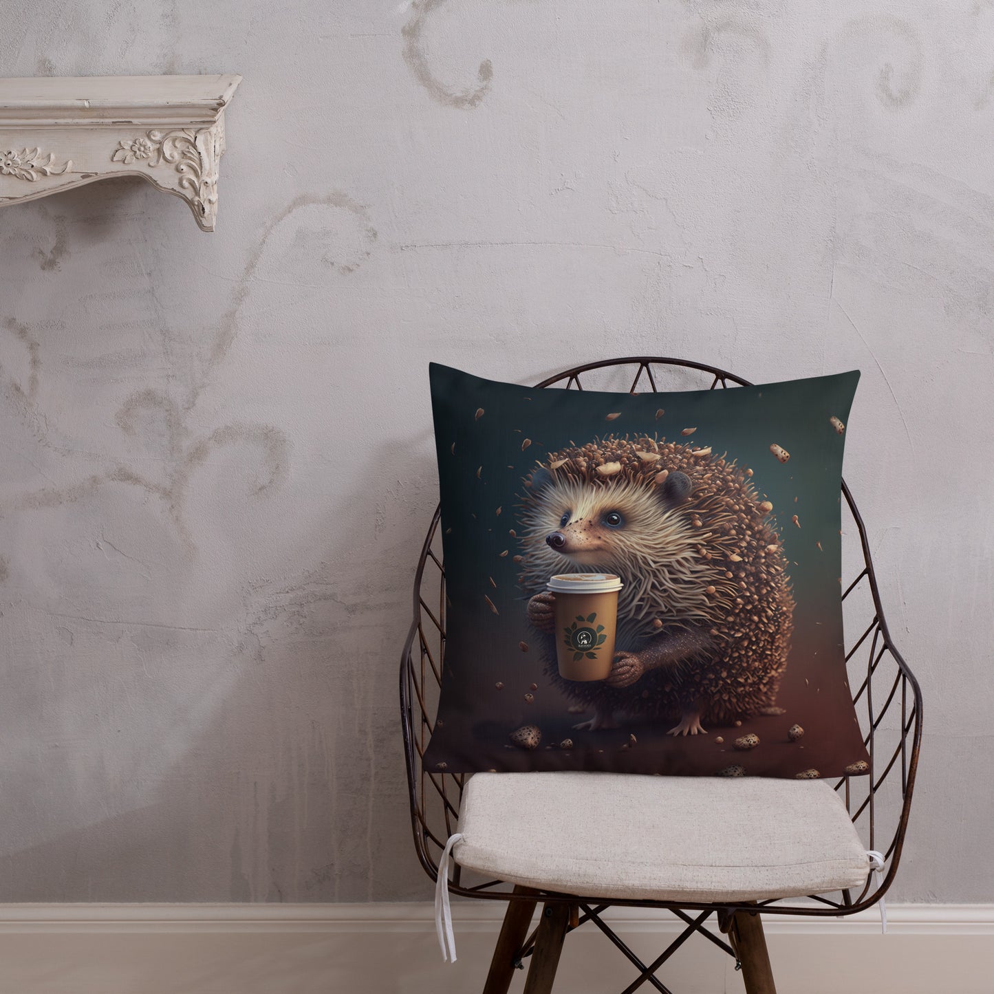 Hedgehog Large Premium Pillow