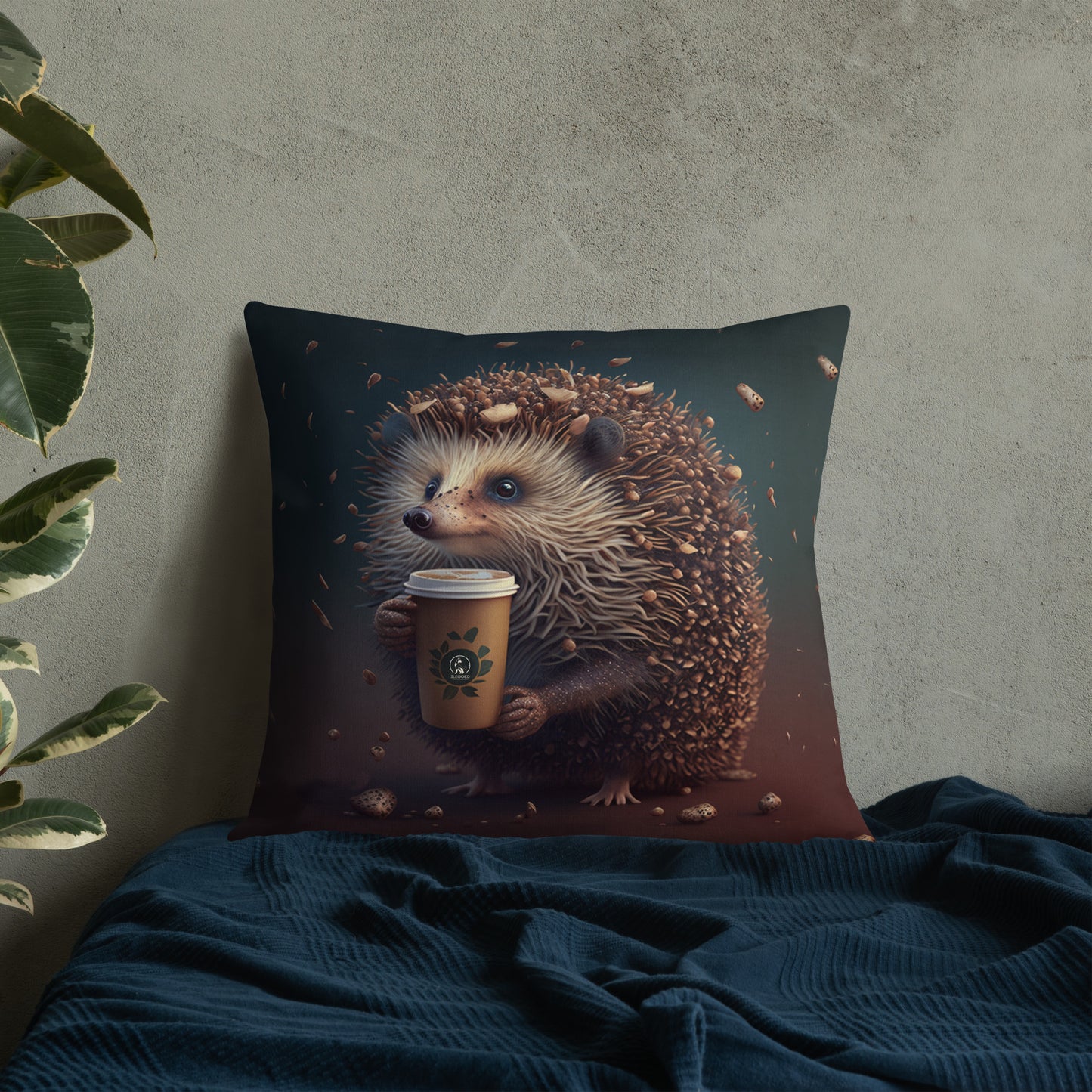 Hedgehog Large Premium Pillow