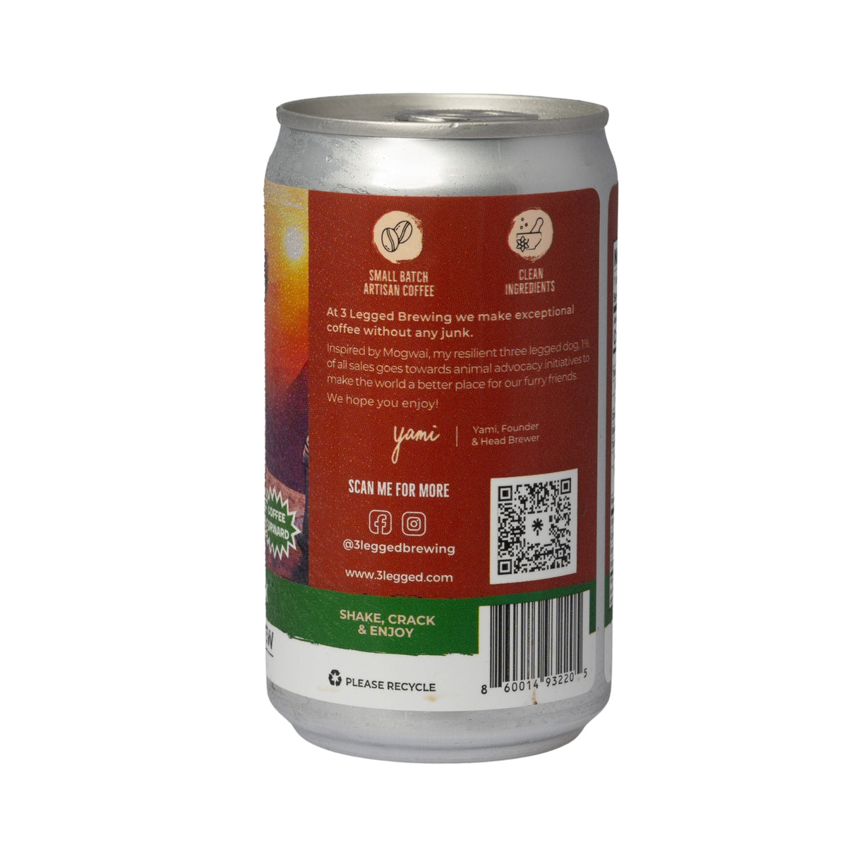 Decaf Black Unsweetened Nitro Cold Brew