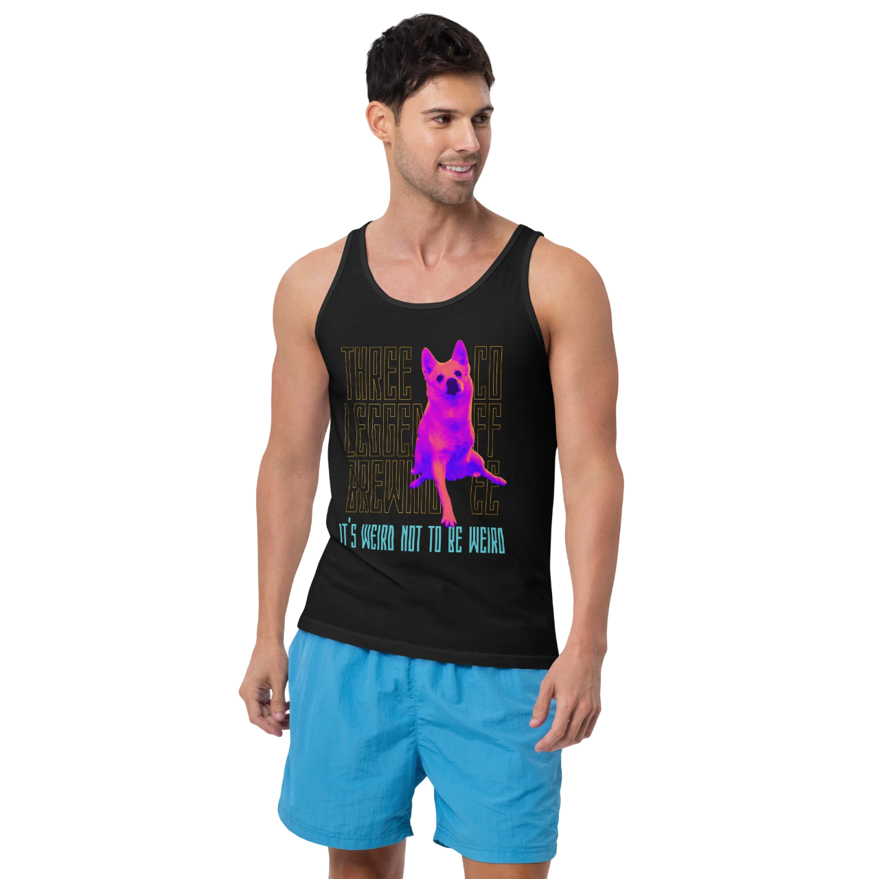 It's Weird Not To Be Weird Super Soft Tank Top