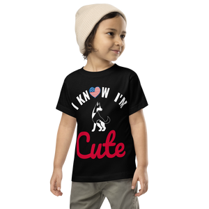 I know I am Cute Toddler Super Soft Tee