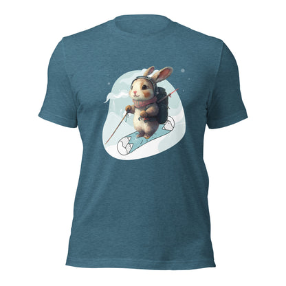 Bunny Skiing Super Soft T-shirt