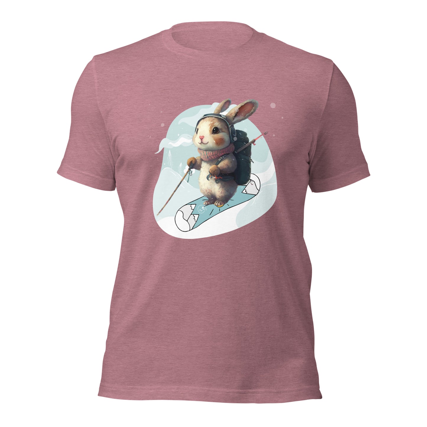 Bunny Skiing Super Soft T-shirt